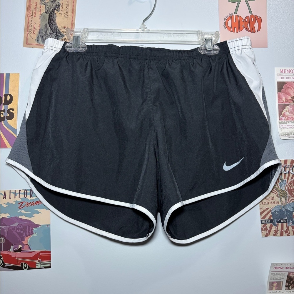 Nike Black and White Athletic Running Shorts